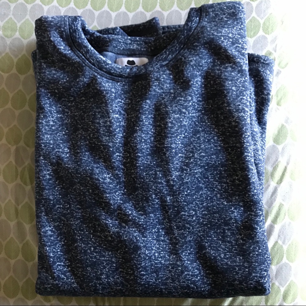 Blue & White Sweater